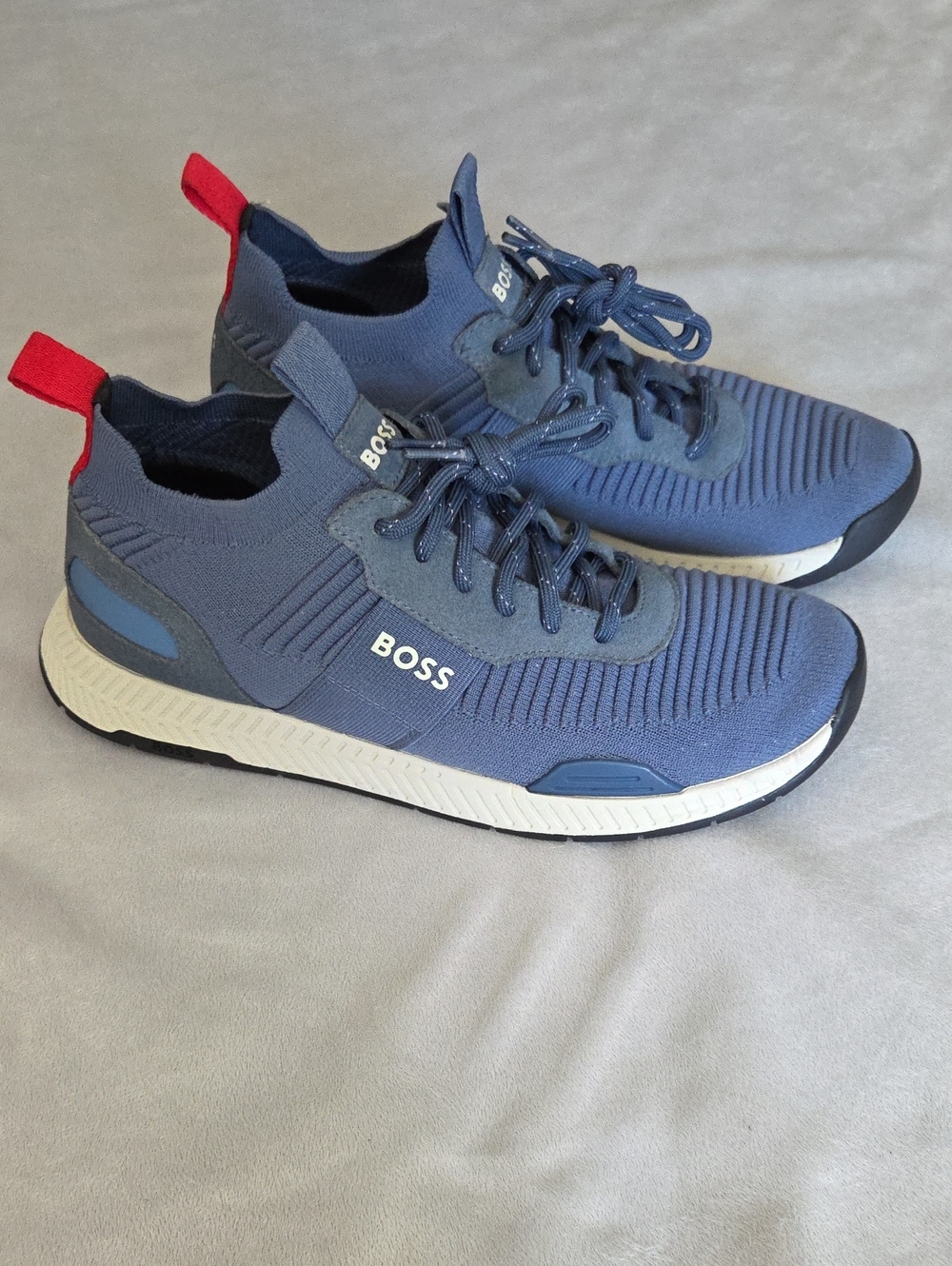 Boss Sneakers, Size 10 (EUR 43), Blue & Grey